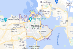 Map of Bahrain Manama