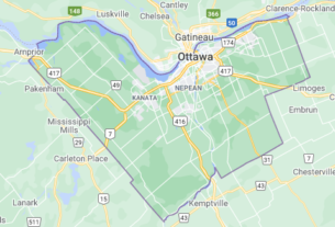 Map of Canada Ottawa
