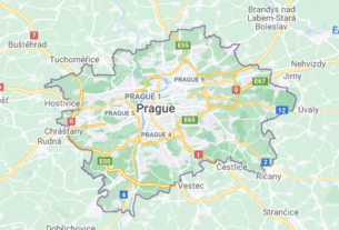 Map of Czech Republic Prague