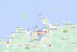 Map of Estonia Tallinn