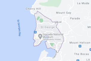 Map of Grenada Saint George's