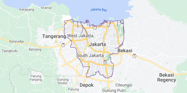 Map of Indonesia Jakarta