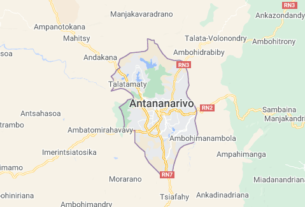 Map of Madagascar Antananarivo