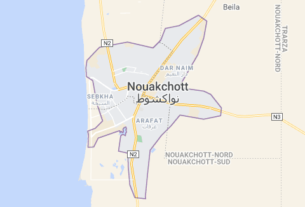 Map of Mauritania Nouakchott