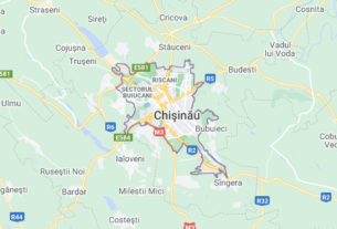 Map of Moldova Chisinau