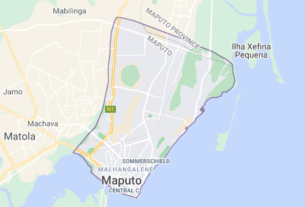 Map of Mozambique Maputo