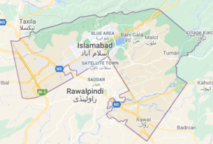 Map of Pakistan Islamabad