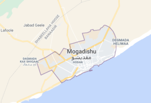 Map of Somalia Mogadishu