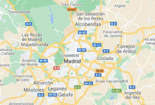 Map of Spain Madrid