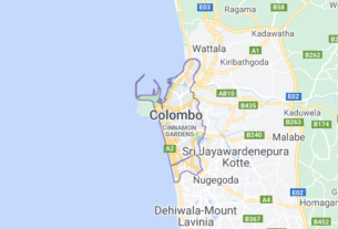 Map of Sri Lanka Colombo