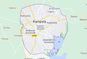 Map of Uganda Kampala